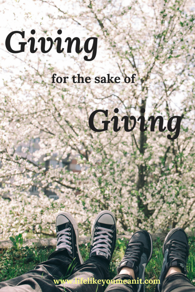 giving-for-the-sake-of-giving