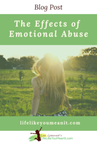 The effects of emotional abuse are long lasting, but they don't have to last a lifetime. You can build your confidence, self-esteem, and change your beliefs about yourself, the world, and your place in it. Most importantly, you do not have to do this alone. Read this blog post today. www.lifelikeyoumeanit.com/effects/emotional/abuse 

#metoo #emotionalabuse #abusesurvivor #abuserecovery #changeyourlife