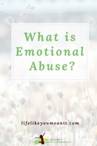 The effects of emotional abuse are long lasting, but they don't have to last a lifetime. You can build your confidence, self-esteem, and change your beliefs about yourself, the world, and your place in it. Most importantly, you do not have to do this alone. Read this blog post today. www.lifelikeyoumeanit.com/effects/emotional/abuse #metoo #emotionalabuse #abusesurvivor #abuserecovery #changeyourlife