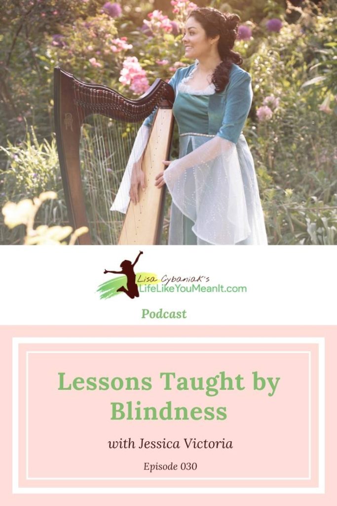 Classical composer and singer-songwriter, Jessica Victoria, was born blind. She shares with us today the lessons her blindness has taught her.